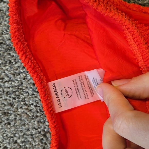 NWOT Good American Women Always Fits Bottom Bright Poppy Swim Bikini 0/00 XXS/XS - Picture 6 of 11